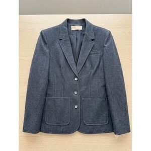 PENDLETON 12 Women's Vintage 100% Pure Virgin Wool Blazer Jacket 3-Button